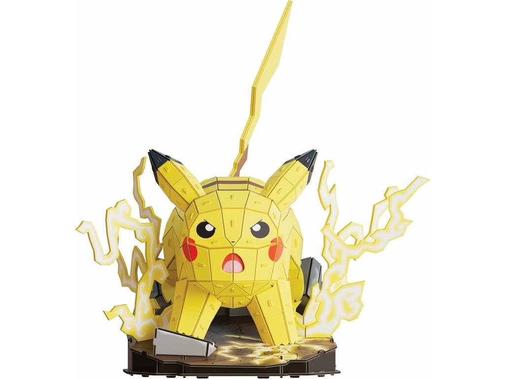 Puzzle 4D Build Pokémon Figura Pikachu de 201 Piezas