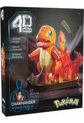Puzzle 4D Build Pokémon Figura Charmander de 241 Piezas