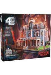 Puzzle 4D Build Stranger Things Figura Casa Creel de 179 Peças