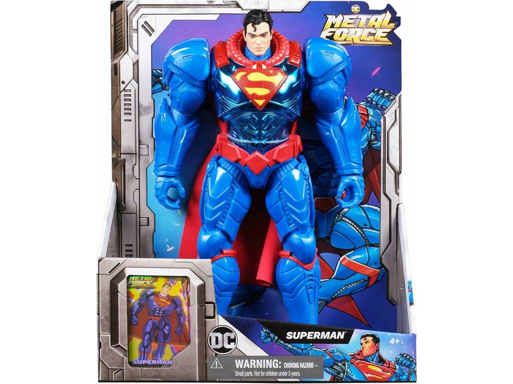 DC Metal Force Figurine Superman de 30 cm