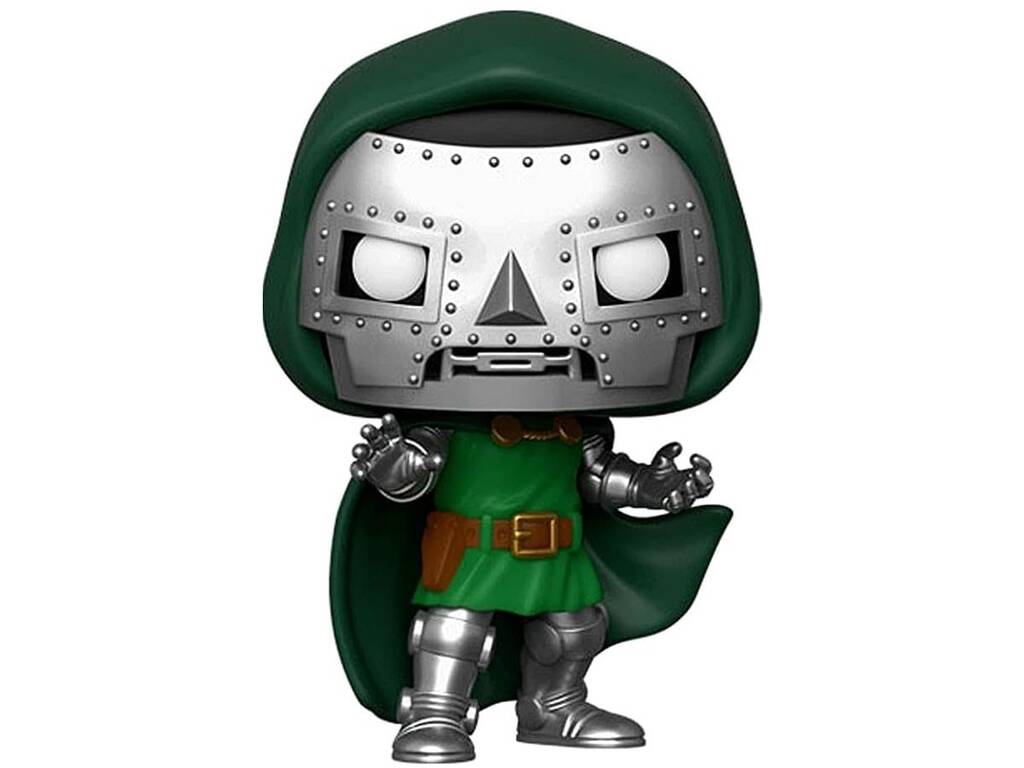 Funko Pop Os 4 Fantásticos Figura Doctor Doom com Cabeça Oscilante