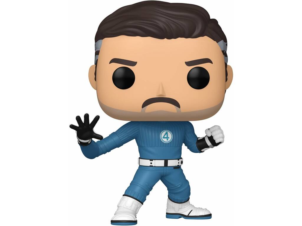 Funko Pop Les 4 Fantastiques Premiers Pas Figurine Mister Fantastique avec tête oscillante
