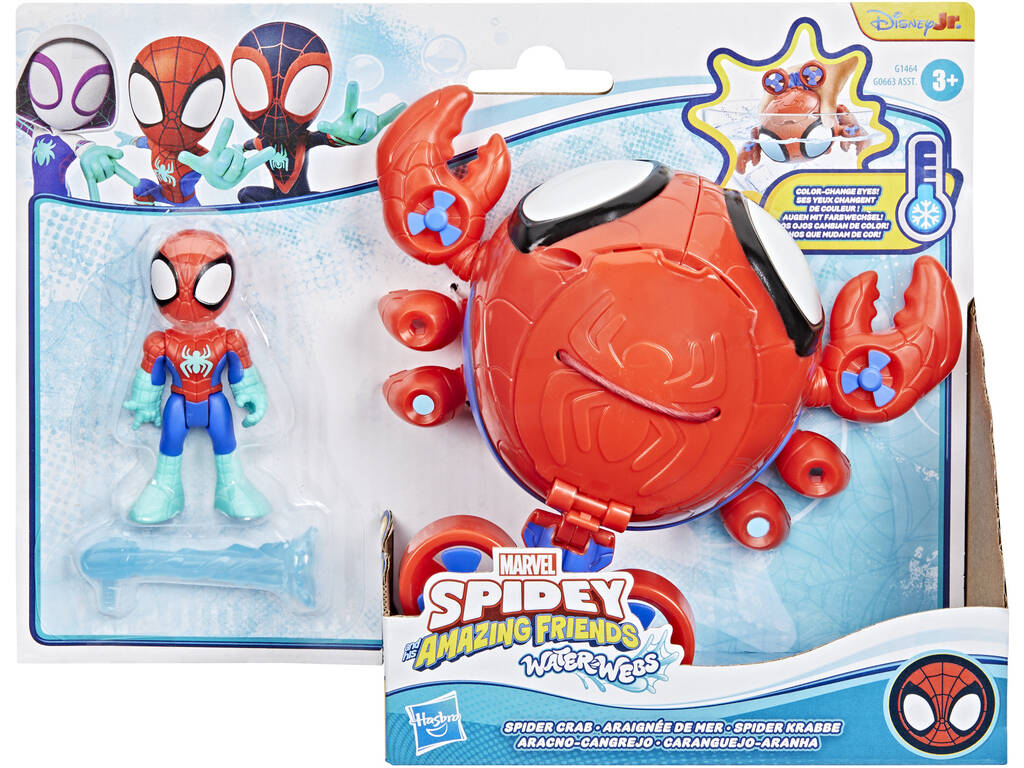 Spidey Waterwebs Spider Crab Figure et véhicule