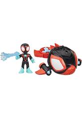 Spidey Waterwebs Figura e veicolo Spin Dolphin
