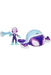 Spidey Waterwebs Ghost Turtle Figure et vhicule