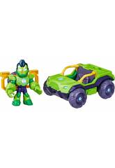 Marvel Iron Man And His Awesome Friends Figura Iron Hulk con bolide Iron