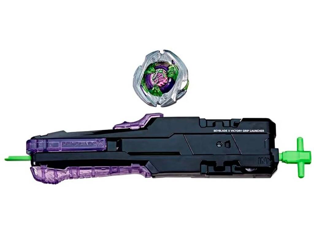 Beyblade X Set de lanceur Victory Grip avec Saber Samurai 2-70L