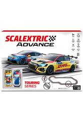 Scalextric Advance 1:30 Circuit Touring Series avec 2 véhicules