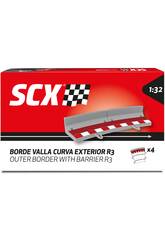 Scalextric Classic 1:32 Pack 4 Vallas con Borde Curva Exterior R3