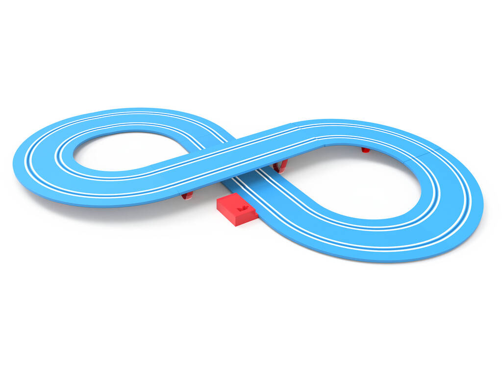 Scalextric Compact 1:43 Circuit Kids Race avec 2 véhicules