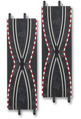 Scalextric Compact 1:43 Pack 2 piste con cambio di corsia