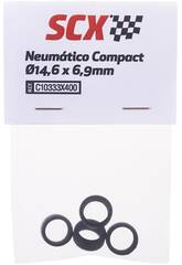 Scalextric Compact 1:43 Pack 4 Neumáticos de Repuesto