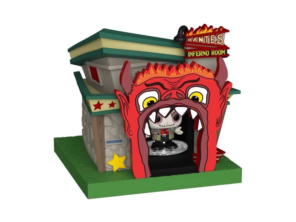 Funko Pop Bitty Towns Beetlejuice Figura Beetlejuice con Dante’s Inferno Room