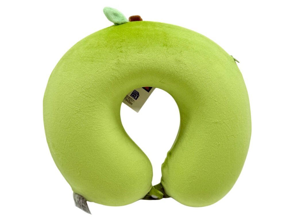 Oreiller de voyage pour la nuque Pomme verte 27 x 27 cm