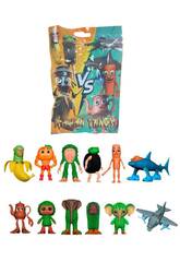  Brainrot italiano Envelope da coisinha italiana com figura surpresa e 3 cartas de troca