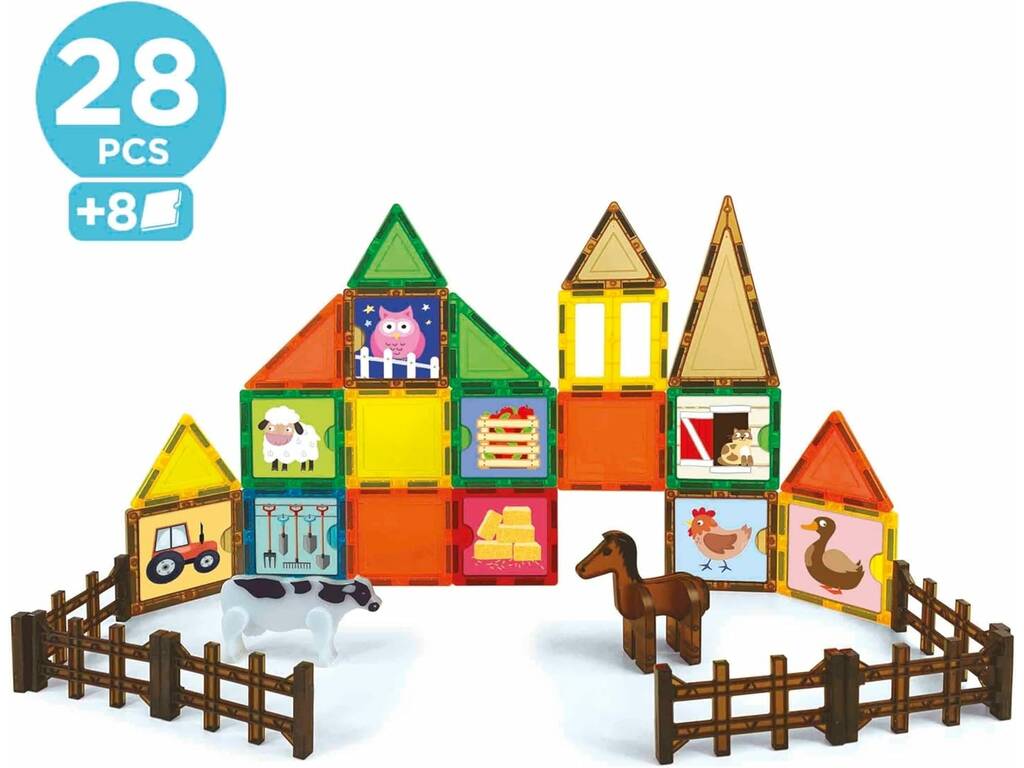 Educa Magnetics Ecofarm 28 pièces