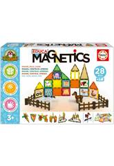 Educa Magnetics Ecofarm 28 pices