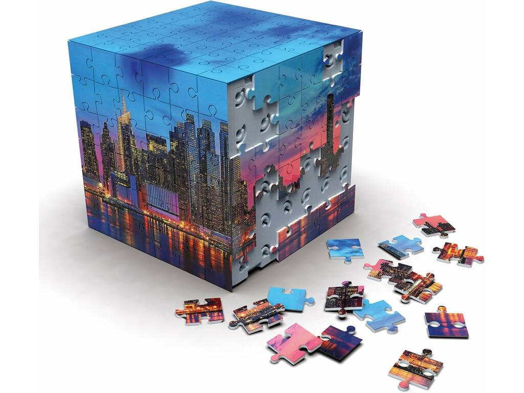 Cubo 6 em 1 com 216 Peças