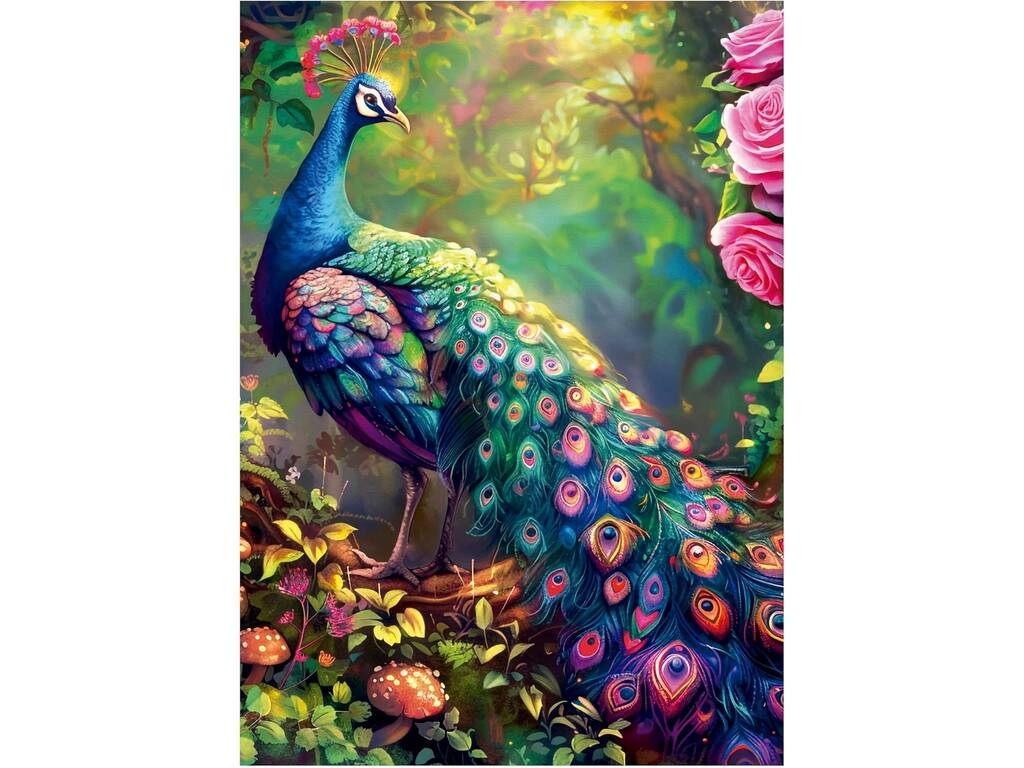 Puzzle 1000 Jardin des paons