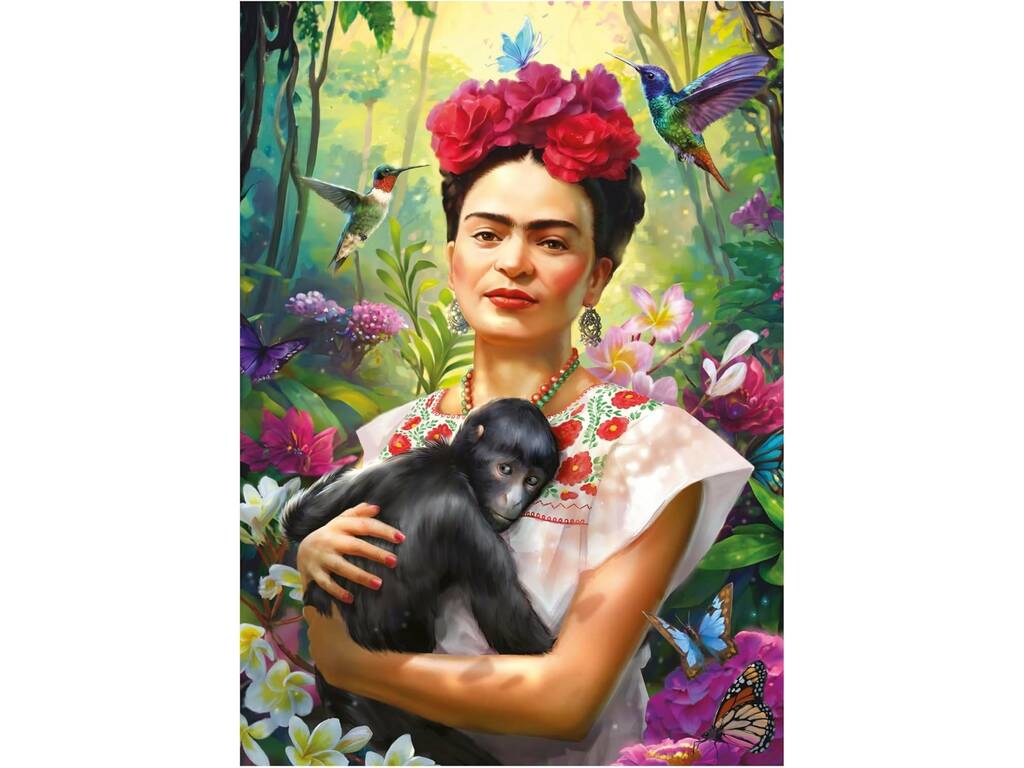 Puzzle 1000 Le jardin de la vie, Frida Khalo