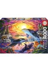 Puzzle 4000 Orques et loups