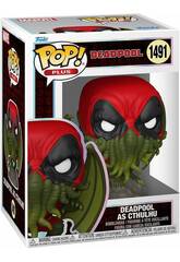 Funko Pop Plus Deadpool Figurine Deadpool en Cthulhu  tte branlante