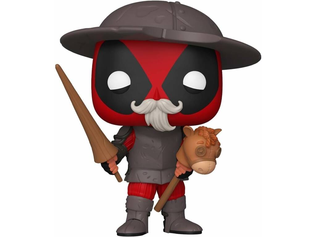 Funko Pop Plus Deadpool Figura Deadpool As Don Quixote con Cabeza Oscilante