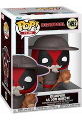 Funko Pop Plus Deadpool Figura Deadpool As Don Quixote con Cabeza Oscilante
