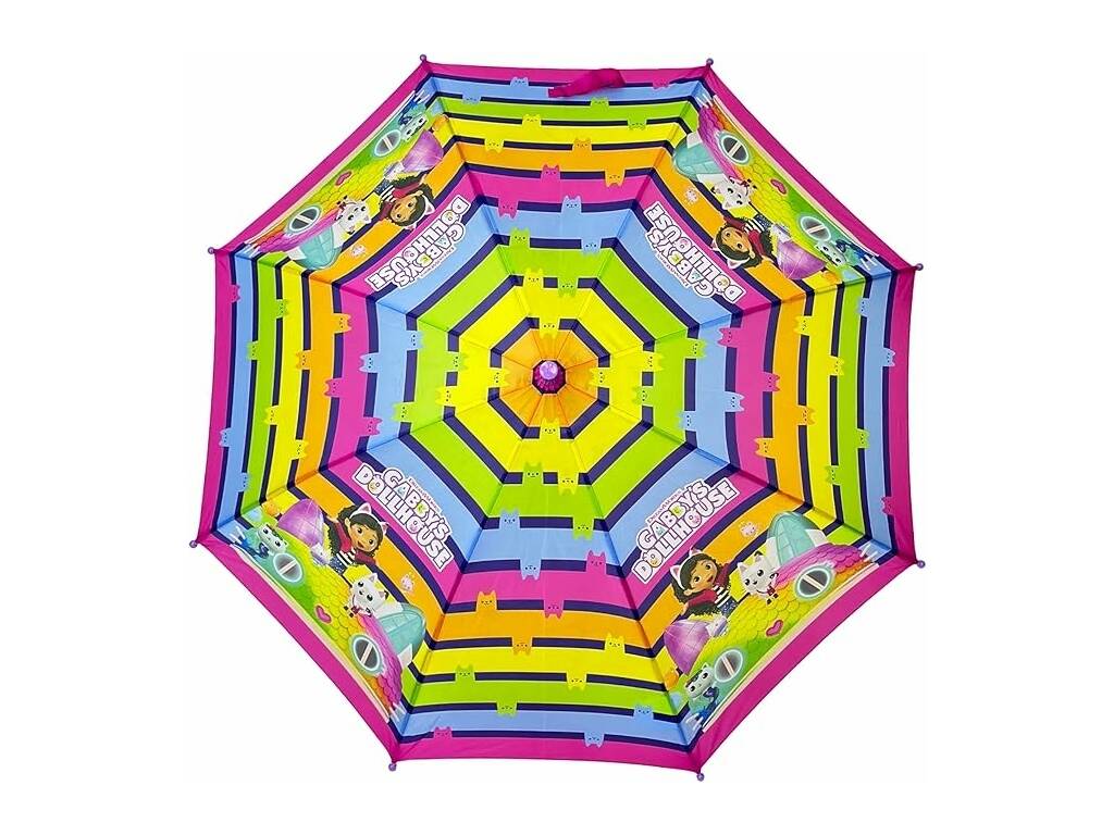 Parapluie de maison de poupée Gabby's avec canne de 48 cm