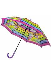 Parapluie de maison de poupe Gabby's avec canne de 48 cm
