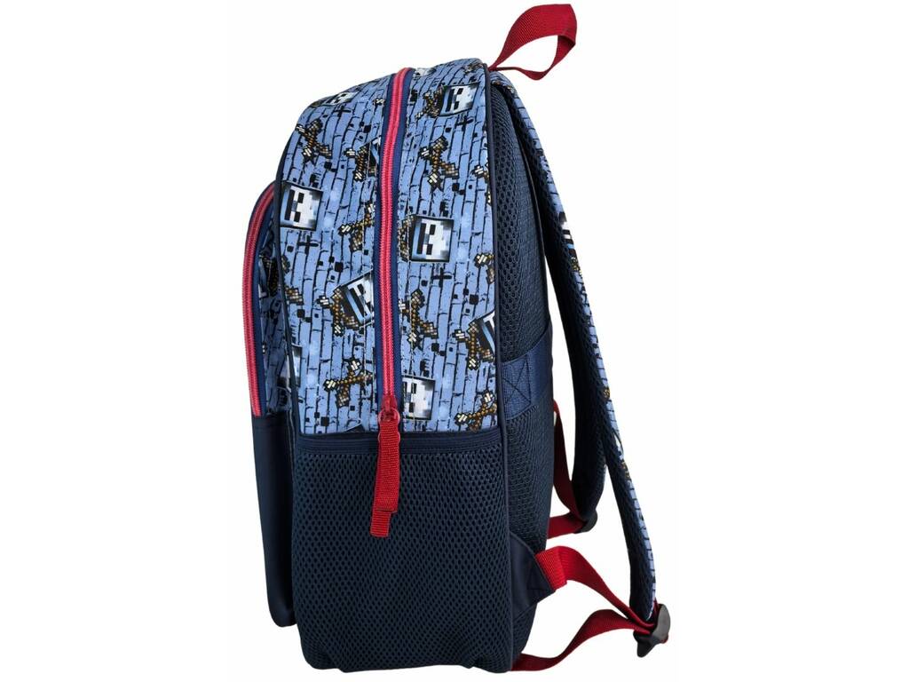 Minecraft Hostile Behaviour Mochila Adaptable a Carro 40x31x15 Cm