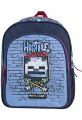 Minecraft Hostile Behaviour Mochila Adaptável a Carrinho 40x31x15 Cm