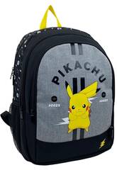 Pokmon Pikachu Mochila Adaptvel a Carrinho 40x31x15 Cm
