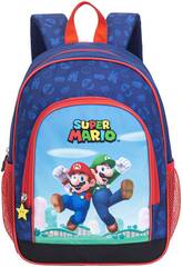 Sac  dos scolaire Super Mario avec poches 37x27x17 cm