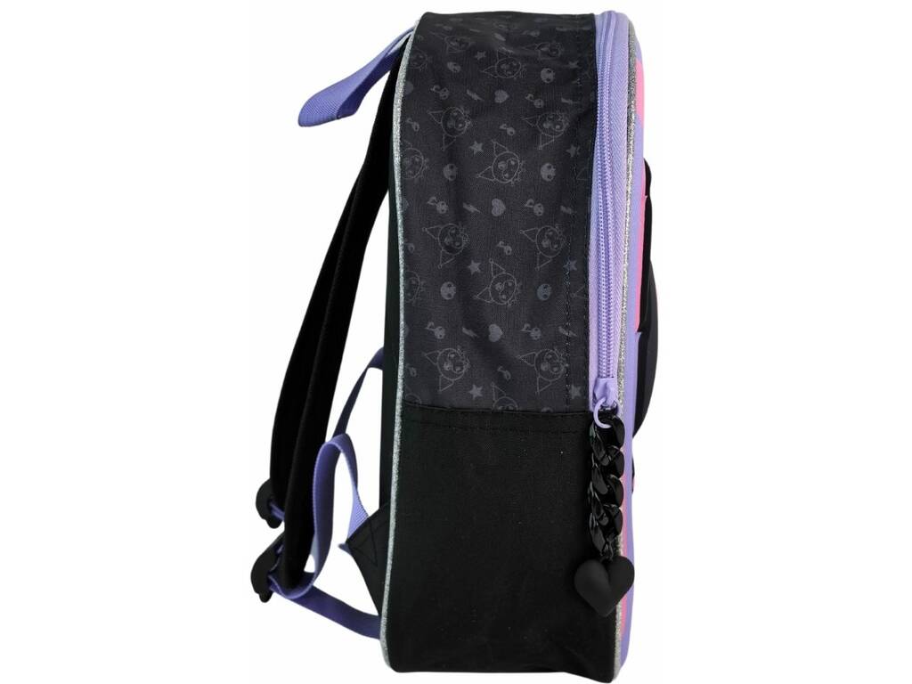 Kuromi Mochila Pré-escolar 3D de 30x26x8 cm