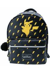 Sac  dos Pokmon Pikachu Noir 28x22x11 cm