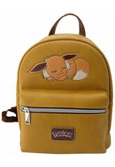 Pokémon Mochila Eevee Castanha de 28x22x11 cm