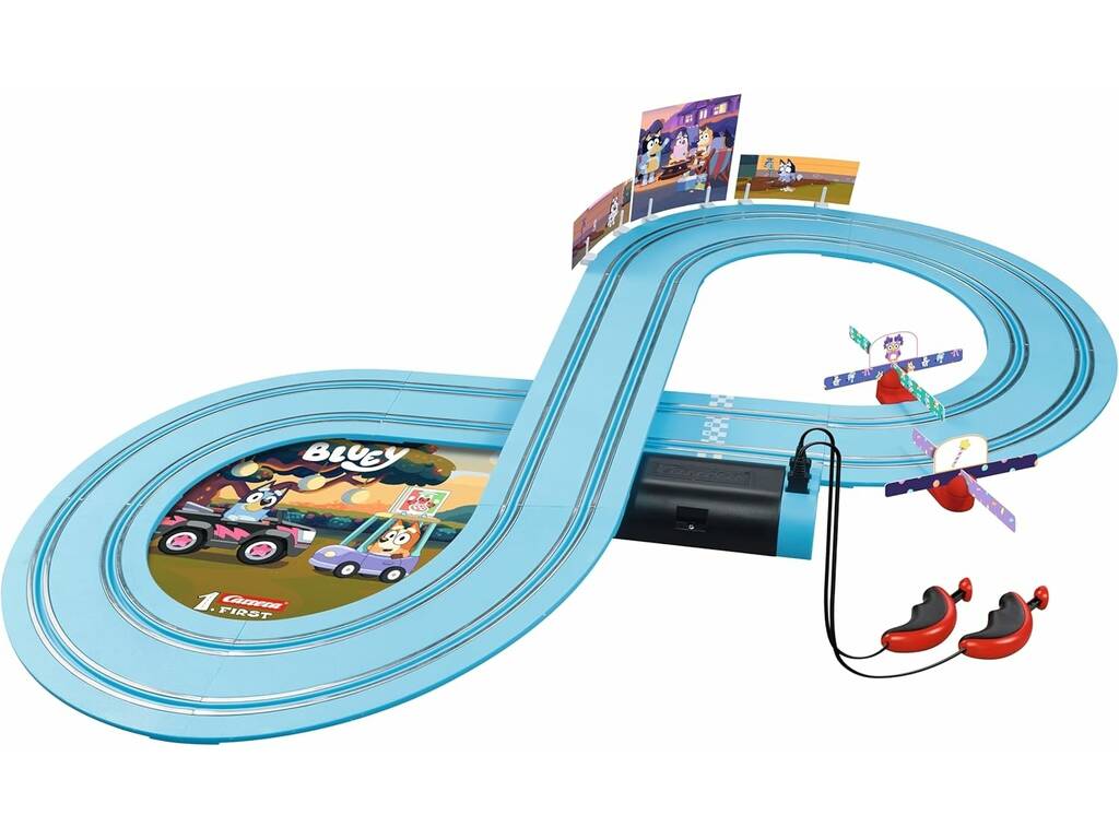 Bluey Carrera 1 Premier circuit Bluey et Bingo Race