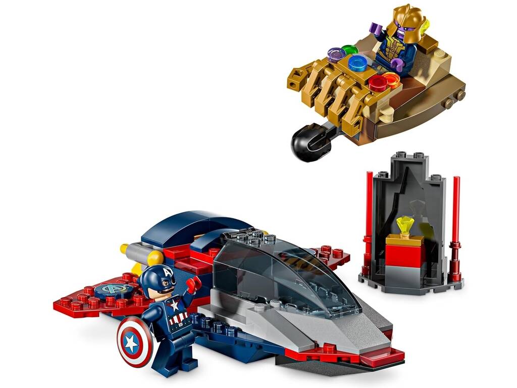 Lego Marvel Captain America vs Thanos