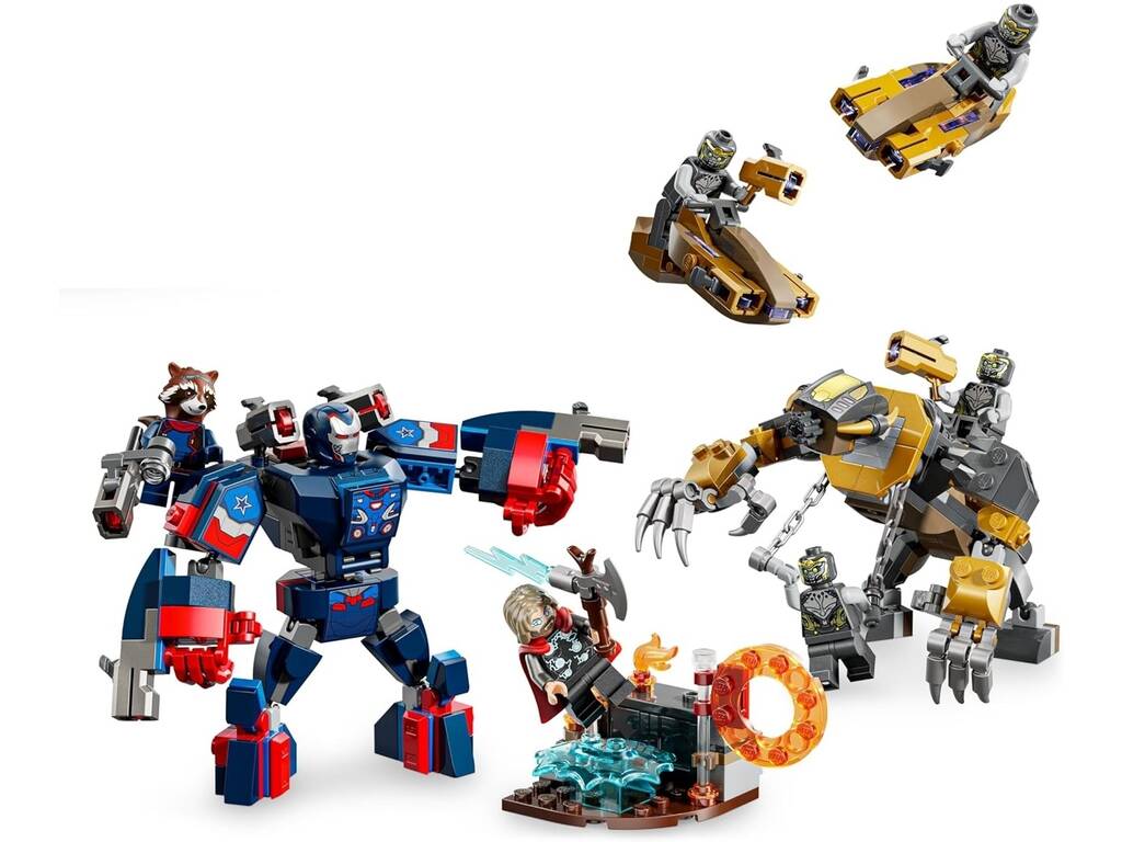 Lego Marvel Thor des Avengers : Endgame contre Chitauri
