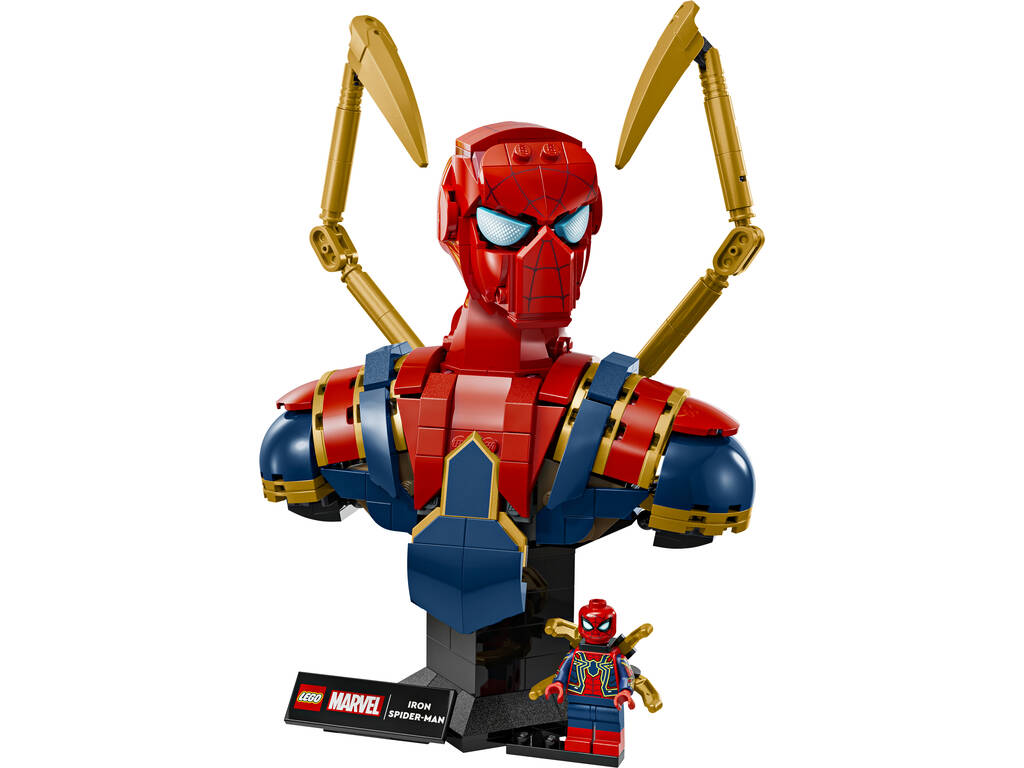 Lego Marvel Busto de Iron Spiderman