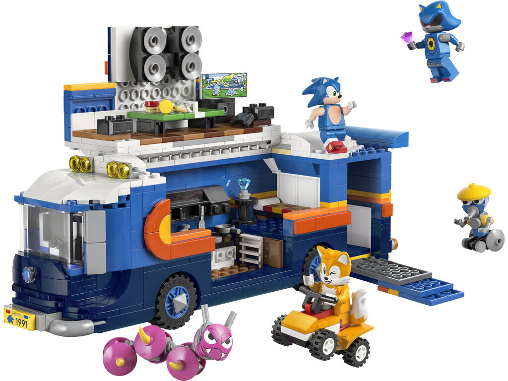 Lego Sonic Camion d'intervention de l'équipe Sonic