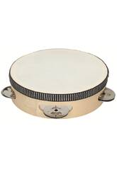 Tambourin en bois de 15,5 cm