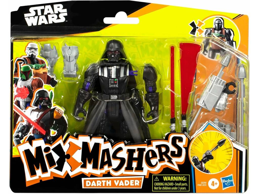 Figure Dark Vador Deluxe MixMashers de Star Wars avec accessoires