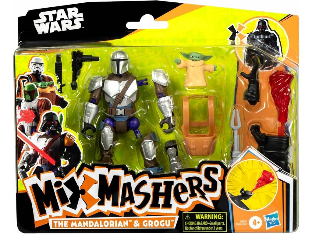 Star Wars MixMashers Figura Deluxe The Mandalorian con Accesorios