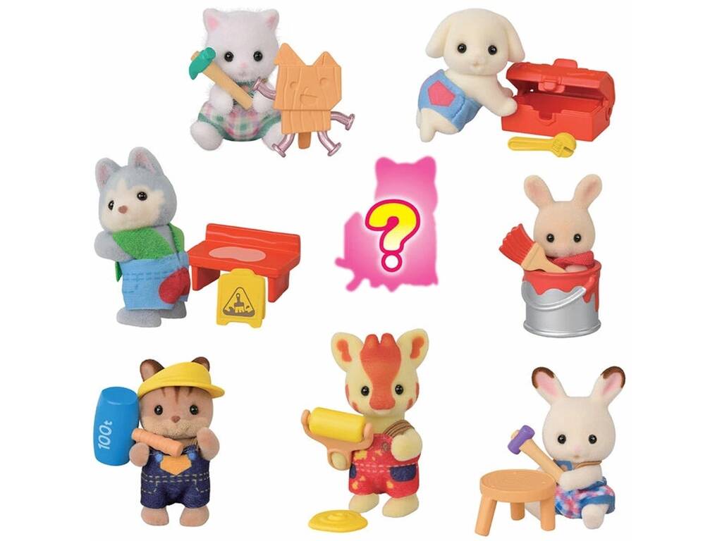 Sylvanian Families Figurine surprise Bébés constructeurs