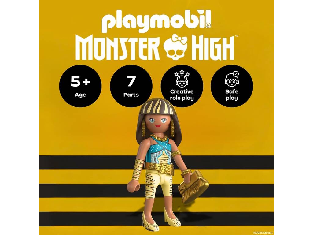 Playmobil Monster High Bambola Cleo De Nile con Accessorio