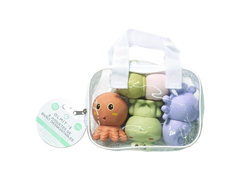Sac à jouets de bain 4 pièces Sea