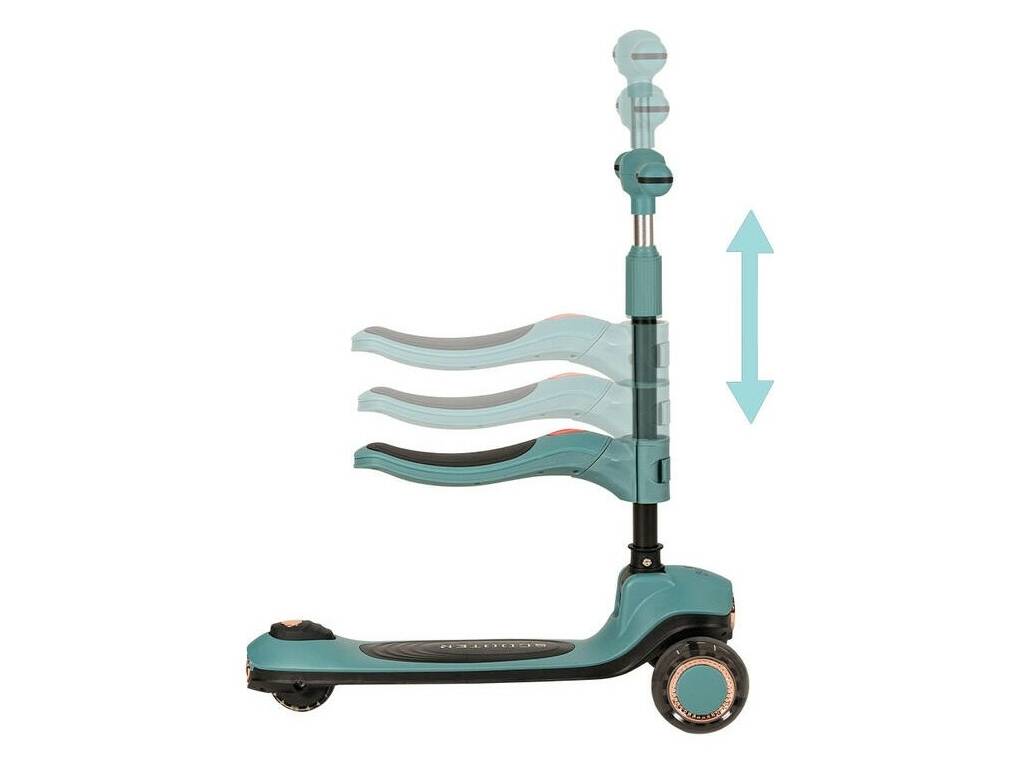 Trottinette évolutive Roller Bleu 2 en 1