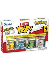 Funko Bitty Pop Pokémon Set 4 con Pikachu